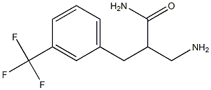 3-amino-2-{[3-(trifluoromethyl)phenyl]methyl}propanamide Structure