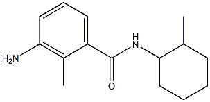 3-amino-2-methyl-N-(2-methylcyclohexyl)benzamide Structure