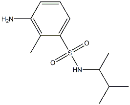 3-amino-2-methyl-N-(3-methylbutan-2-yl)benzene-1-sulfonamide Structure