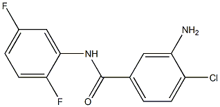 3-amino-4-chloro-N-(2,5-difluorophenyl)benzamide Structure