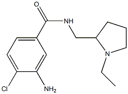 3-amino-4-chloro-N-[(1-ethylpyrrolidin-2-yl)methyl]benzamide Structure