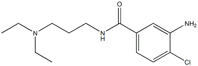 3-amino-4-chloro-N-[3-(diethylamino)propyl]benzamide 구조식 이미지