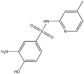 3-amino-4-hydroxy-N-(4-methylpyridin-2-yl)benzene-1-sulfonamide Structure