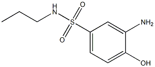 3-amino-4-hydroxy-N-propylbenzene-1-sulfonamide Structure