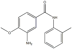 3-amino-4-methoxy-N-(2-methylphenyl)benzamide 구조식 이미지