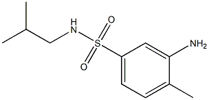 3-amino-4-methyl-N-(2-methylpropyl)benzene-1-sulfonamide Structure