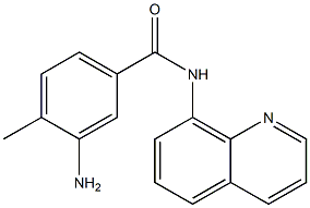 3-amino-4-methyl-N-(quinolin-8-yl)benzamide 구조식 이미지