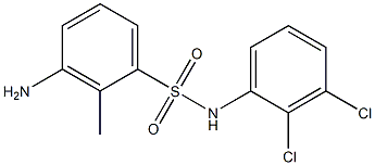 3-amino-N-(2,3-dichlorophenyl)-2-methylbenzene-1-sulfonamide 구조식 이미지