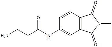 3-amino-N-(2-methyl-1,3-dioxo-2,3-dihydro-1H-isoindol-5-yl)propanamide Structure