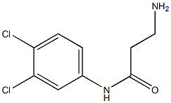 3-amino-N-(3,4-dichlorophenyl)propanamide 구조식 이미지