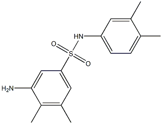 3-amino-N-(3,4-dimethylphenyl)-4,5-dimethylbenzene-1-sulfonamide Structure