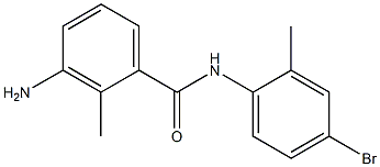 3-amino-N-(4-bromo-2-methylphenyl)-2-methylbenzamide 구조식 이미지