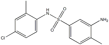 3-amino-N-(4-chloro-2-methylphenyl)-4-methylbenzene-1-sulfonamide Structure