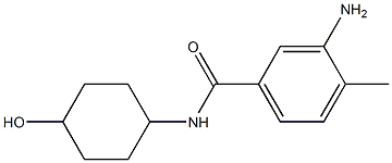 3-amino-N-(4-hydroxycyclohexyl)-4-methylbenzamide Structure