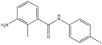 3-amino-N-(4-iodophenyl)-2-methylbenzamide Structure