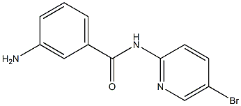 3-amino-N-(5-bromopyridin-2-yl)benzamide 구조식 이미지