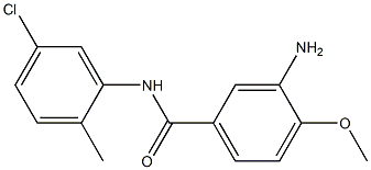 3-amino-N-(5-chloro-2-methylphenyl)-4-methoxybenzamide 구조식 이미지