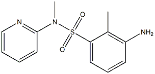 3-amino-N,2-dimethyl-N-(pyridin-2-yl)benzene-1-sulfonamide Structure