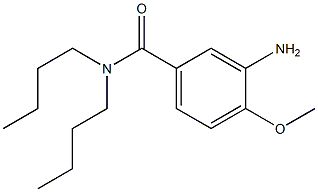 3-amino-N,N-dibutyl-4-methoxybenzamide Structure