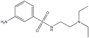 3-amino-N-[2-(diethylamino)ethyl]benzenesulfonamide 구조식 이미지