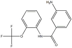 3-amino-N-[2-(trifluoromethoxy)phenyl]benzamide 구조식 이미지