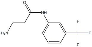 3-amino-N-[3-(trifluoromethyl)phenyl]propanamide Structure