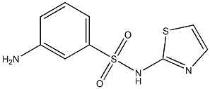 3-amino-N-1,3-thiazol-2-ylbenzenesulfonamide 구조식 이미지