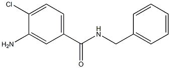 3-amino-N-benzyl-4-chlorobenzamide 구조식 이미지