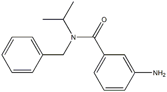 3-amino-N-benzyl-N-(propan-2-yl)benzamide 구조식 이미지