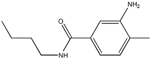 3-amino-N-butyl-4-methylbenzamide Structure