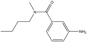 3-amino-N-butyl-N-methylbenzamide 구조식 이미지