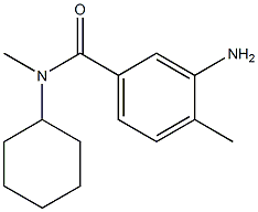 3-amino-N-cyclohexyl-N,4-dimethylbenzamide 구조식 이미지