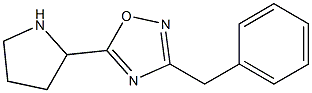 3-benzyl-5-(pyrrolidin-2-yl)-1,2,4-oxadiazole Structure