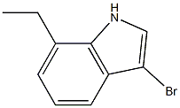 3-bromo-7-ethyl-1H-indole 구조식 이미지