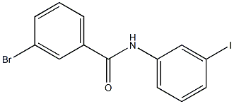 3-bromo-N-(3-iodophenyl)benzamide 구조식 이미지