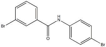 3-bromo-N-(4-bromophenyl)benzamide 구조식 이미지