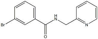 3-bromo-N-(pyridin-2-ylmethyl)benzamide 구조식 이미지