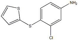 3-chloro-4-(thiophen-2-ylsulfanyl)aniline 구조식 이미지