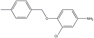 3-chloro-4-[(4-methylbenzyl)oxy]aniline Structure