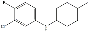 3-chloro-4-fluoro-N-(4-methylcyclohexyl)aniline Structure