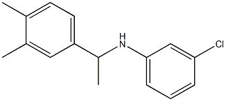 3-chloro-N-[1-(3,4-dimethylphenyl)ethyl]aniline 구조식 이미지