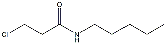 3-chloro-N-pentylpropanamide Structure