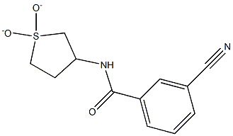 3-cyano-N-(1,1-dioxidotetrahydrothien-3-yl)benzamide Structure