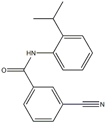 3-cyano-N-(2-isopropylphenyl)benzamide Structure