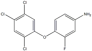 3-fluoro-4-(2,4,5-trichlorophenoxy)aniline Structure