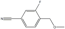 3-fluoro-4-(methoxymethyl)benzonitrile 구조식 이미지