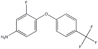 3-fluoro-4-[4-(trifluoromethyl)phenoxy]aniline Structure