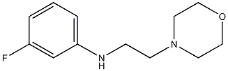 3-fluoro-N-[2-(morpholin-4-yl)ethyl]aniline Structure