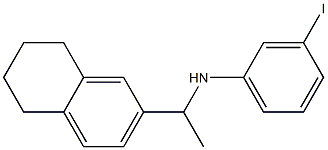 3-iodo-N-[1-(5,6,7,8-tetrahydronaphthalen-2-yl)ethyl]aniline Structure