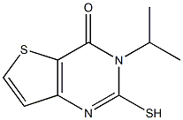 3-isopropyl-2-mercaptothieno[3,2-d]pyrimidin-4(3H)-one 구조식 이미지